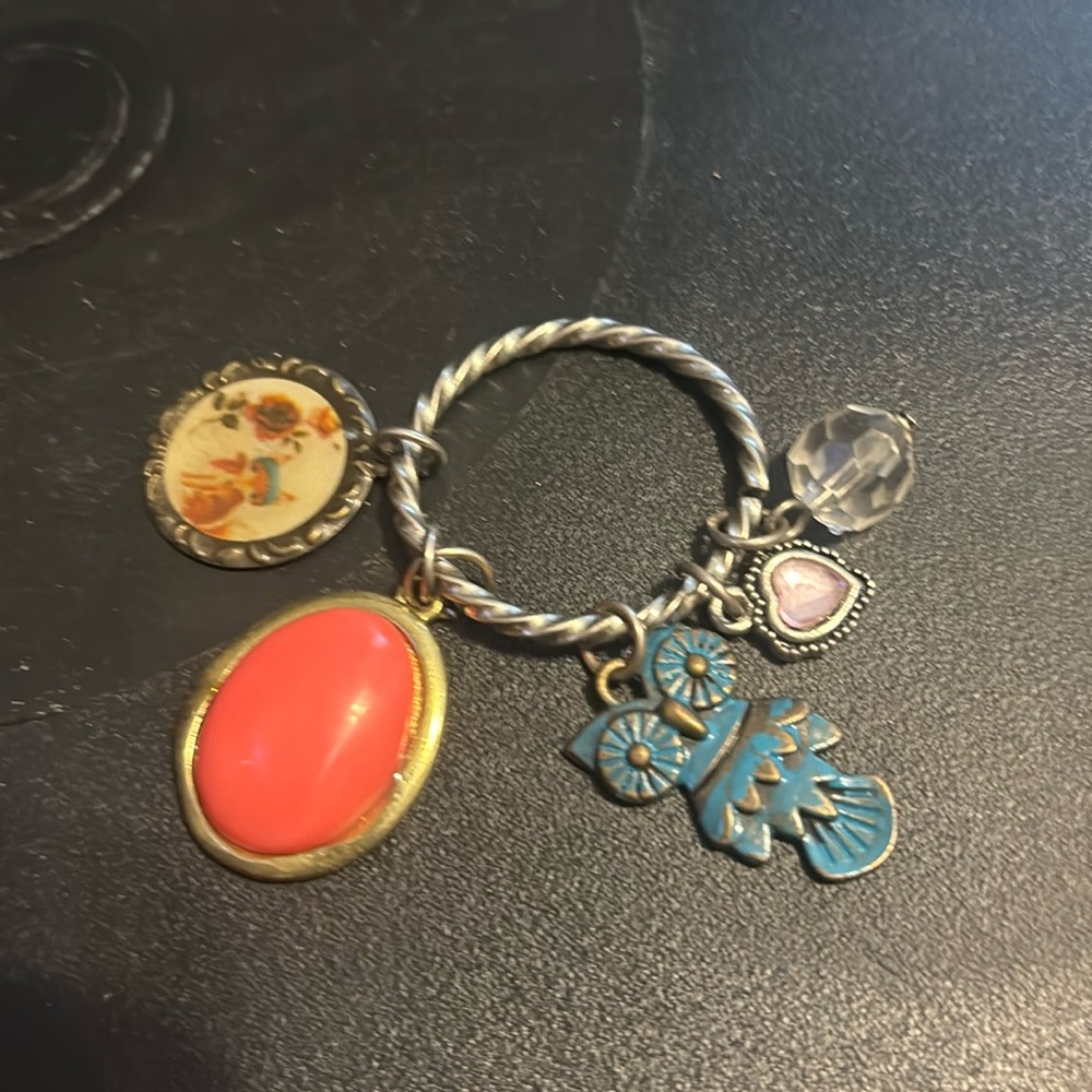 Multi charm necklace pendant